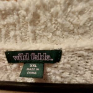 Women's White Pocorn cardigan